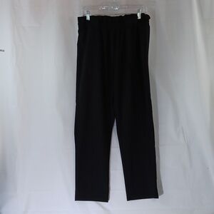 Grace Karin Women's Size XL Elastic Paperbag Waist Black pants Pockets